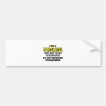 Paralegal...Superior Intelligence Bumper Stickers