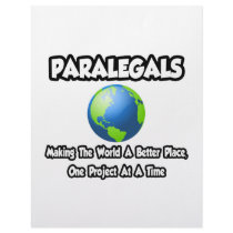 Paralegals...Making the World a Better Place Letterhead Template
