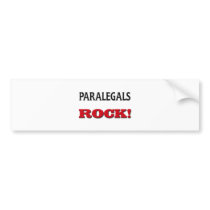 Paralegals Rock Bumper Stickers