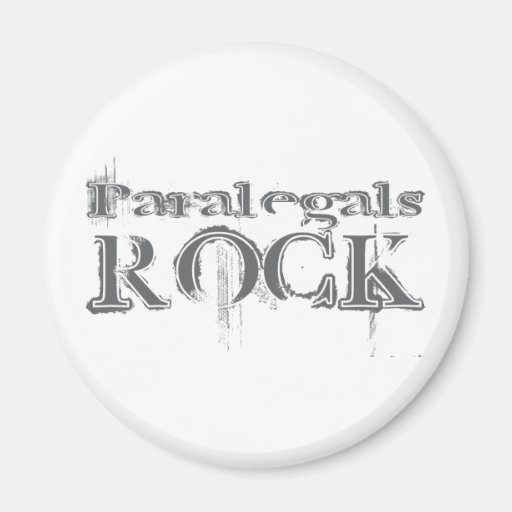 Paralegals Rock Fridge Magnet