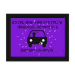 parallel universe post card