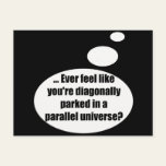 Parallel Universe Talking T-shirts Gifts Post Card