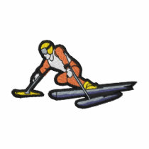 Paralympic Skier embroidered shirts by ZazzleEmbroidery Paralympic Skier embroidered shirts