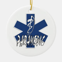 Paramedic Action Christmas Tree Ornament