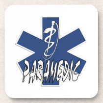 Paramedic Action cork coasters