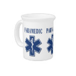 Paramedic Blue Star of Life Pitcher