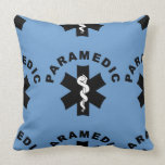 Paramedic EMS Logo Throw Pillows