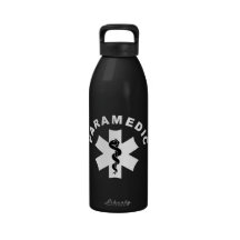 Paramedic EMS Logo Water Bottles