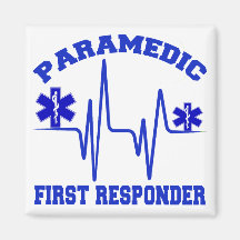 Paramedic First Responder Fridge Magnets