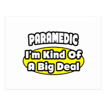 Paramedic = Kind of a Big Deal Postcard