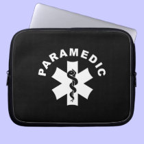 Paramedic Logo Theme laptop sleeves