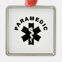 Paramedic Logo Theme Ornament