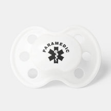 Paramedic Logo Theme Pacifiers