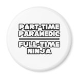 Paramedic / Ninja Refrigerator Magnet