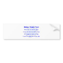 Paramedic Prayer bumper stickers
