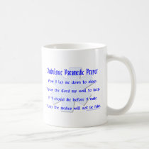 Paramedic Prayer MUG by RealSlogans Paramedic Prayer MUG