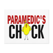 PARAMEDIC’S CHICK postcards by professiongifts PARAMEDIC’S CHICK postcards