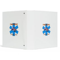 Paramedic Saving Lives Vinyl Binder