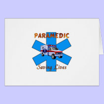 Paramedic Saving Lives cards
