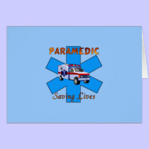 Paramedic Saving Lives cards