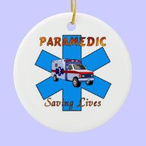 Paramedic Saving Lives ornaments