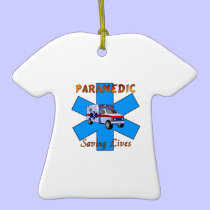 Paramedic Saving Lives ornaments