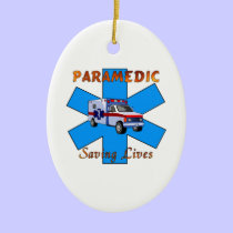 Paramedic Saving Lives ornaments