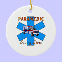 Paramedic Saving Lives ornaments