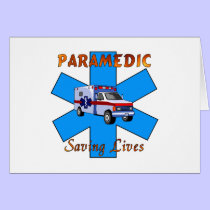 Paramedic Saving Lives cards