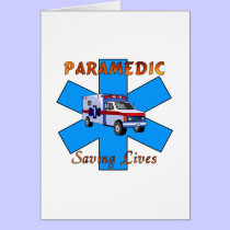 Paramedic Saving Lives cards