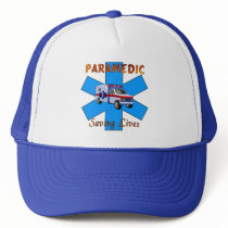 Paramedic Saving Lives Trucker Hat
