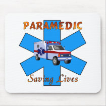 Paramedic Saving Lives Mouse Pad