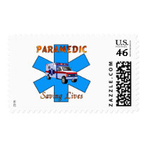 Paramedic Saving Lives Postage