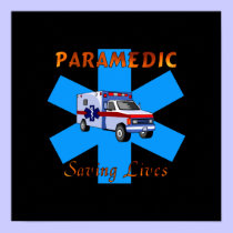 Paramedic Saving Lives posters
