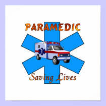 Paramedic Saving Lives posters