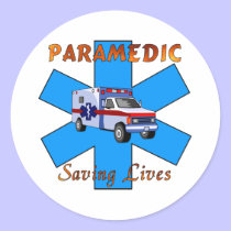 Paramedic Saving Lives stickers