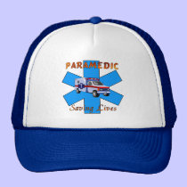 Paramedic Saving Lives hats