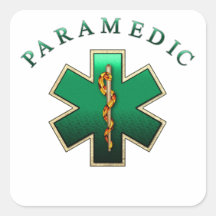 Paramedic Square Stickers