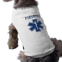 Paramedic Star of Life Pet Tshirt