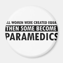 Paramedic Women's Design Fridge Magnet