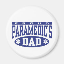 Paramedic's Dad Fridge Magnet