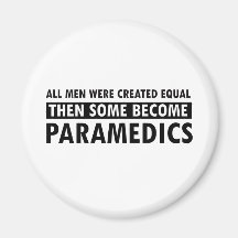 Paramedics designs fridge magnet