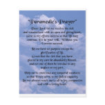 paramedics  prayer postcard