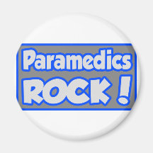 Paramedics Rock! Refrigerator Magnets