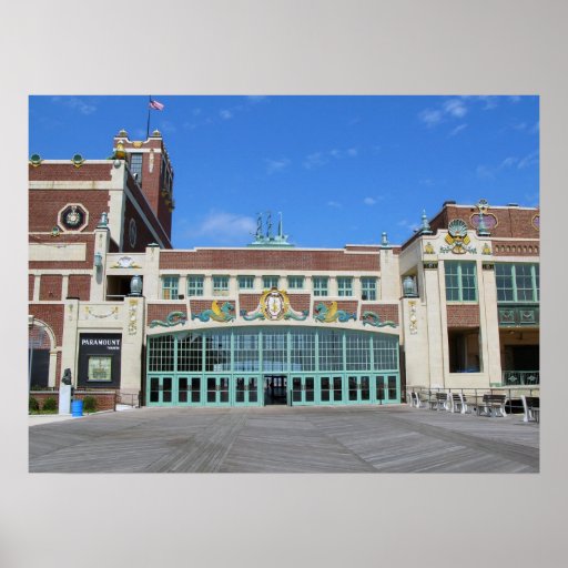 Paramount Theatre / Theater Asbury Park NJ Poster