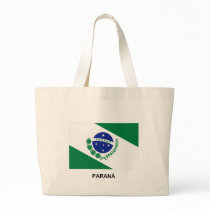 Paraná, Brazil Flag Tote Bags