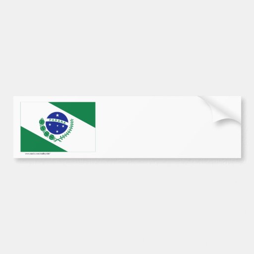 Paraná, Brazil Flag Bumper Sticker