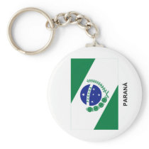 Paraná, Brazil Flag Key Chain