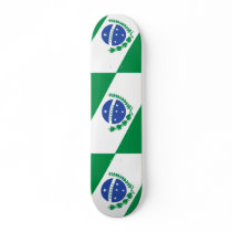 Parana, Brazil flag Skate Deck