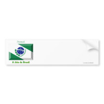 Paraná Flag Gem bumper stickers by Vexillophile Paraná Flag Gem bumper stickers